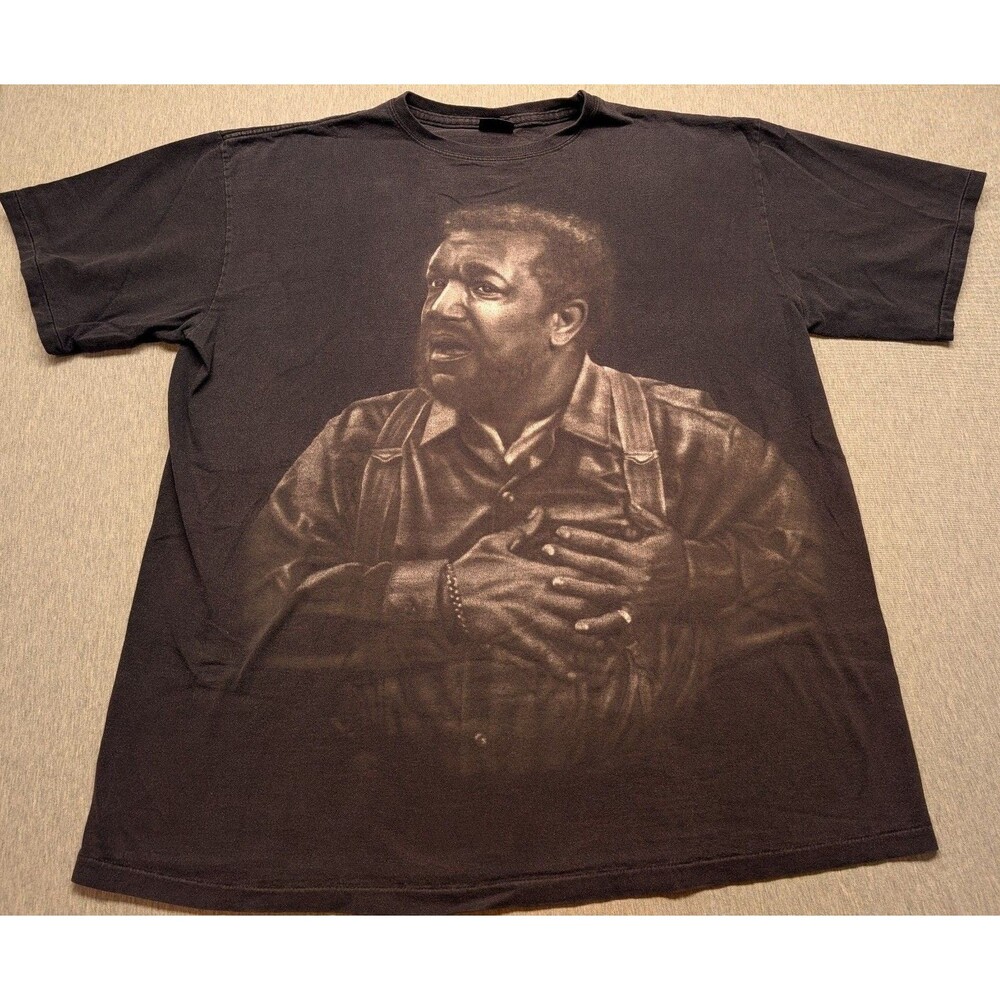 Redd Foxx Graphic Print Short Sleeve T-Shirt Black Vintage